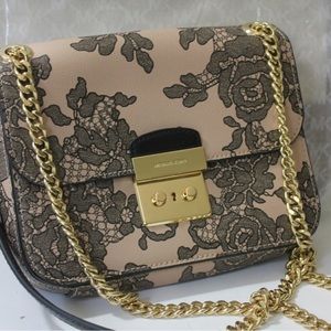 Michael Kors Sloan Editor Lace Chain Shoulder bag